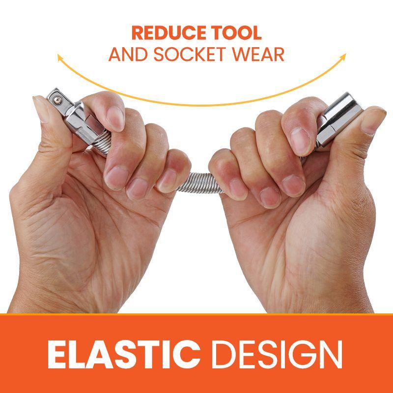 Flexible Extension Rod For Ratchet Wrench Universal Electric Sleeve