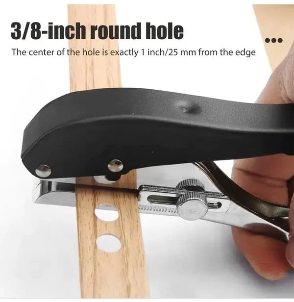Single Hole Punch Portable Compact Paper Punching Tool