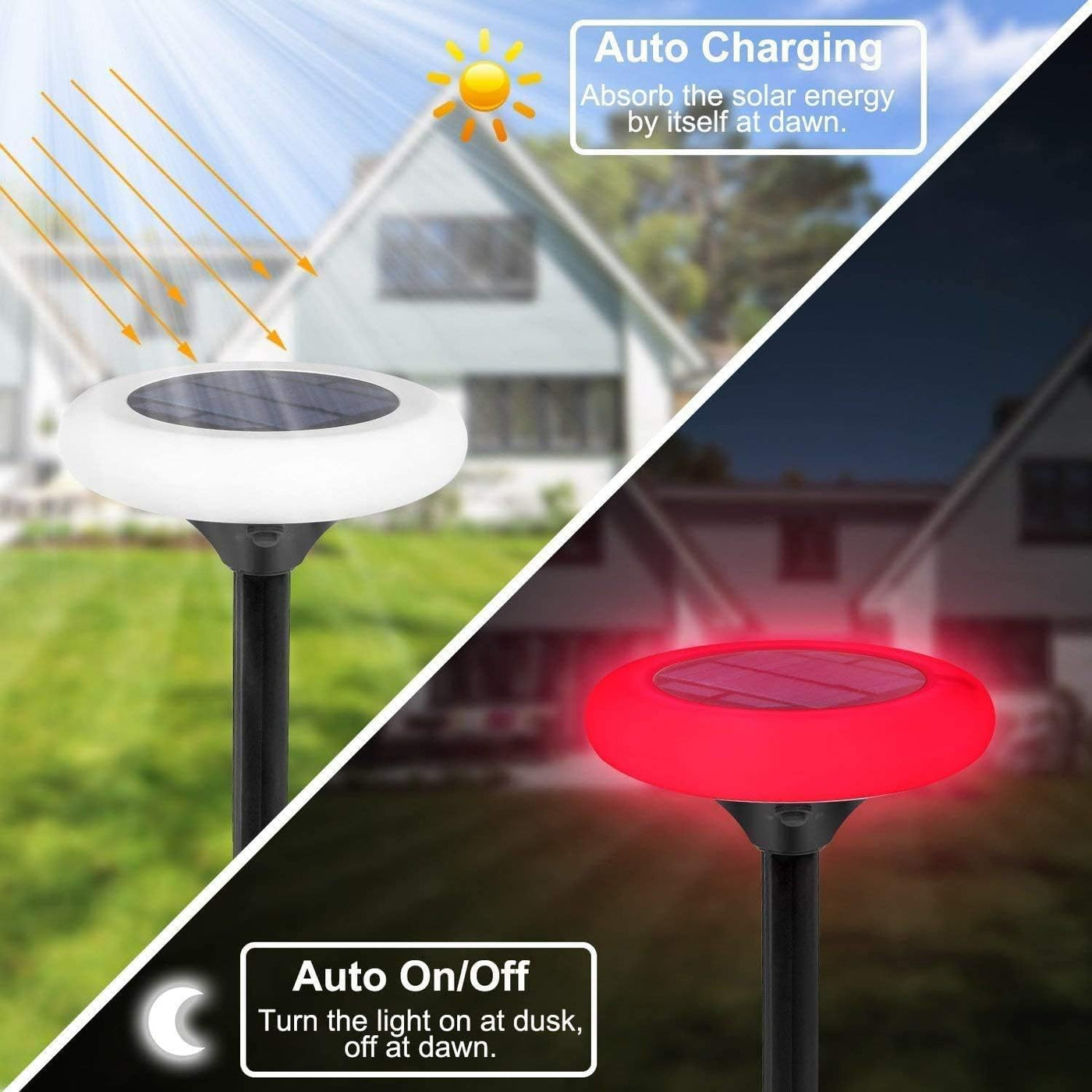 Colorful Solar Lights Outdoor Decorative Garden Lighting