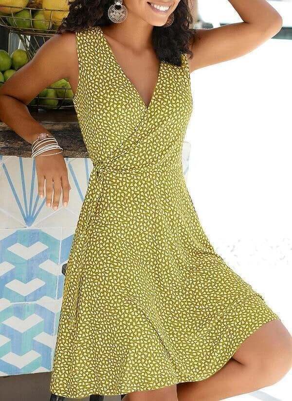 Women's Sleeveless Casual Dress Stylish Comfortable Summer Outfit