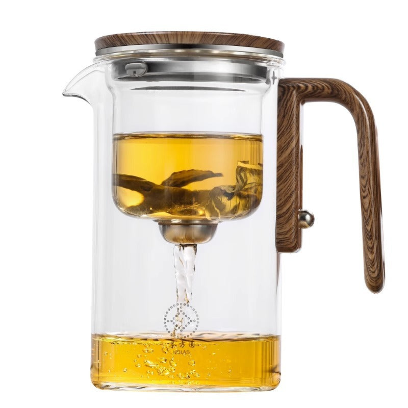 Glass Tea Infuser Teapot With Magnetic Separation Filtration