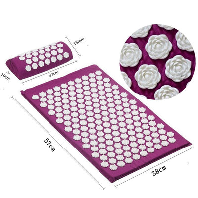 Acupuncture Yoga Cushion For Back Neck Pain Relief And Relaxation
