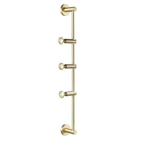 Adjustable Brass Wall Hanger For Hats Scarves And Bags Storage