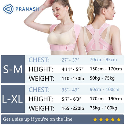 Adjustable Clavicle Posture Corrector For Neck Shoulder And Back Support