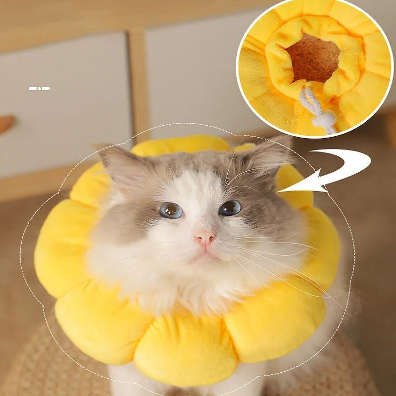 Soft Pet Recovery Collar Adjustable Anti-Scratch Cone For Cats Dogs