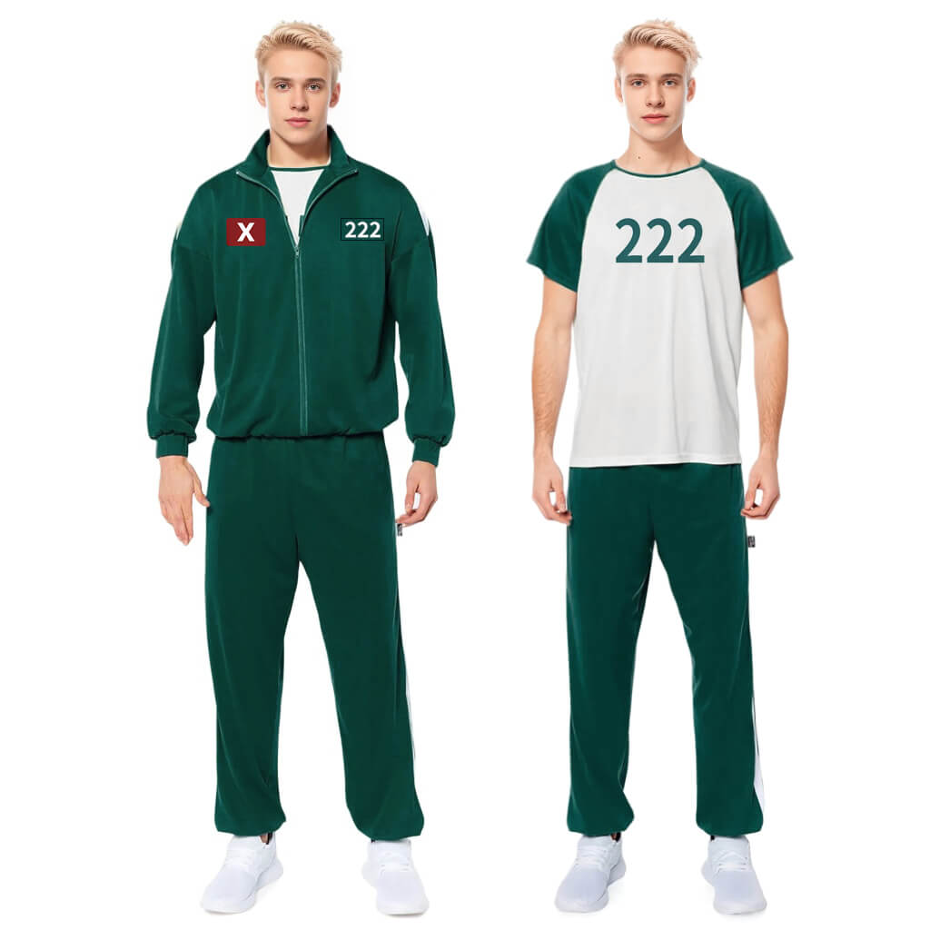 Adult Game 2 Players Tracksuit Set Sweatshirt Pants And T-shirt