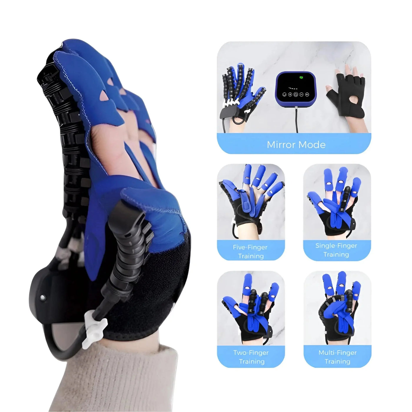 Rehabilitation Robot Gloves Finger Exerciser For Stroke Recovery Therapy