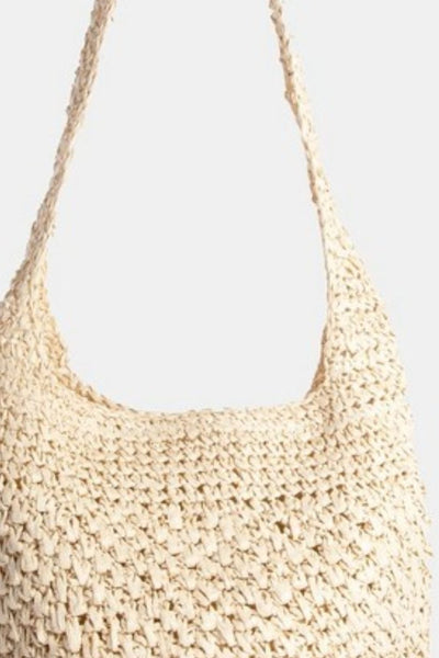 Fame Intricate Braided Hobo Shoulder Bag Stylish Everyday Carry