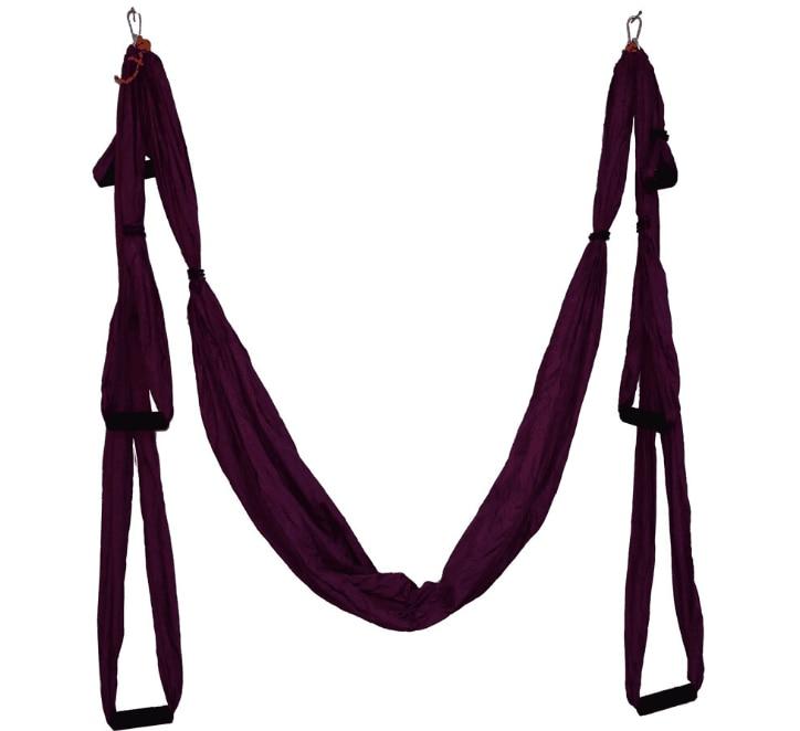 Aerial Yoga Hammock For Fitness Stretching And Relaxation Practice