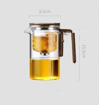 Glass Tea Infuser Teapot With Magnetic Separation Filtration