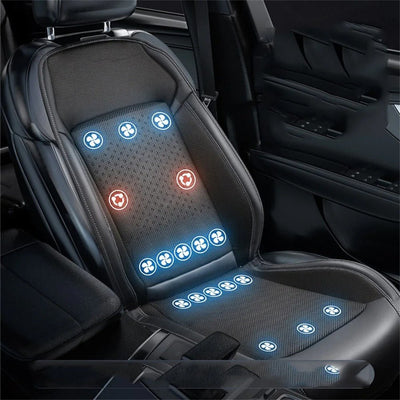 Ventilated Car Seat Cushion With Cooling And Massage Comfort