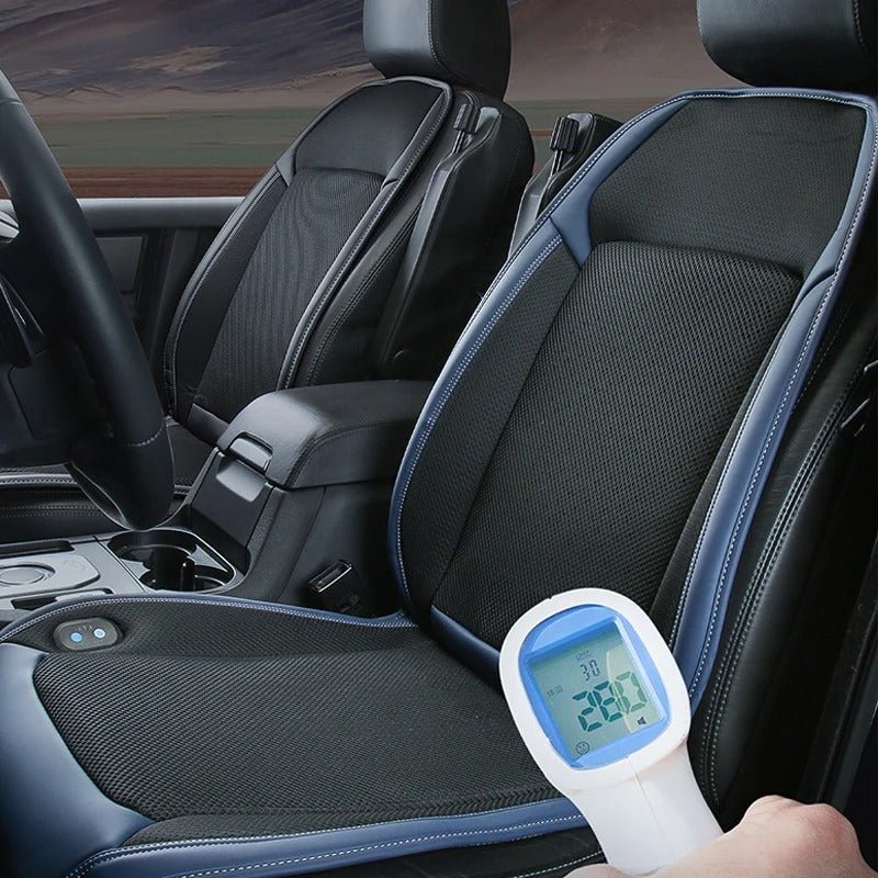 Ventilated Car Seat Cushion With Cooling And Massage Comfort
