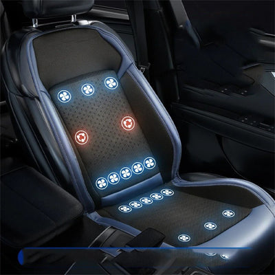 Ventilated Car Seat Cushion With Cooling And Massage Comfort