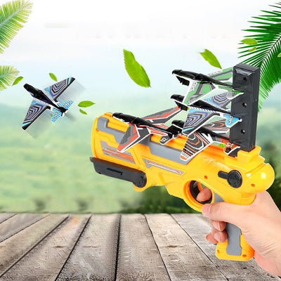 Airplane Launcher Toy With 3 Small Planes For Kids Fun