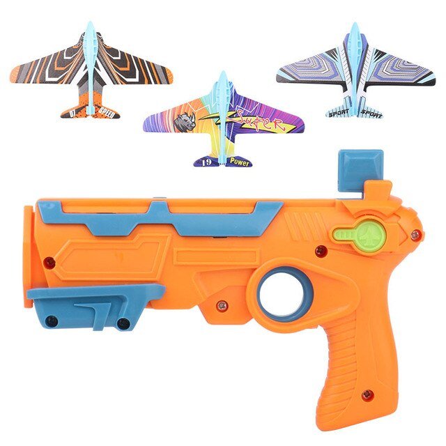 Airplane Launcher Toy With 3 Small Planes For Kids Fun