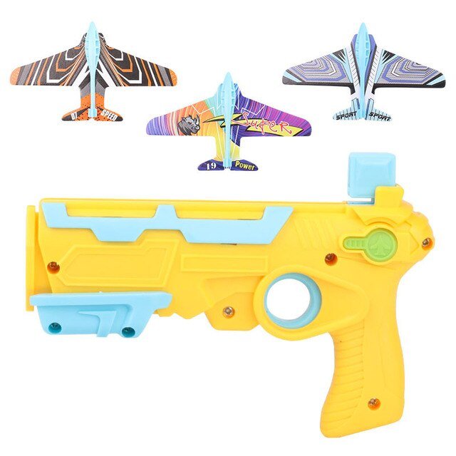 Airplane Launcher Toy With 3 Small Planes For Kids Fun