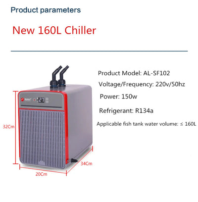 Aquarium Water Chiller Cooling System For Coral Jellyfish Shrimp Tanks
