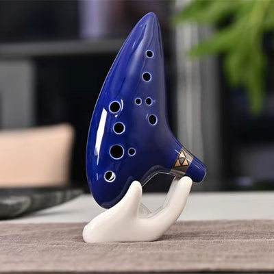 Alto C Ceramic Ocarina 12-Tone Musical Instrument For Beginners And Pros