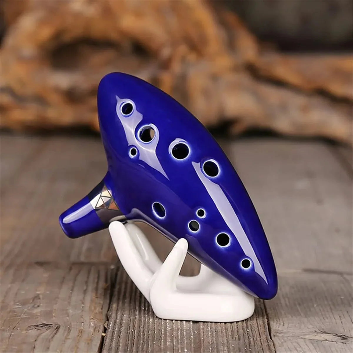 Alto C Ceramic Ocarina 12-Tone Musical Instrument For Beginners And Pros