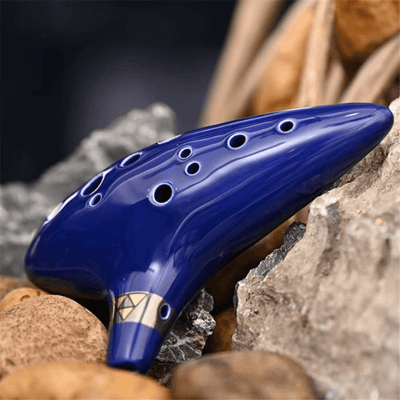 Alto C Ceramic Ocarina 12-Tone Musical Instrument For Beginners And Pros