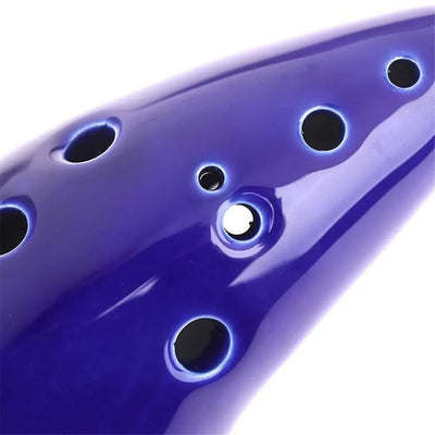 Alto C Ceramic Ocarina 12-Tone Musical Instrument For Beginners And Pros