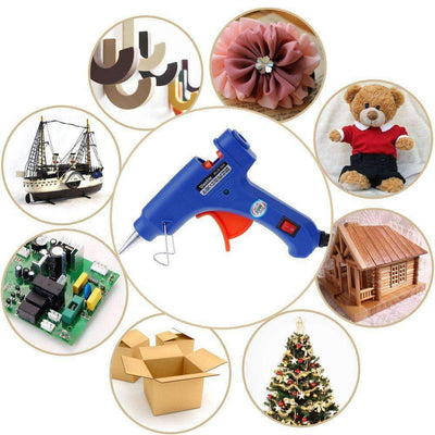 Industrial Mini Glue Gun With 15 Durable Glue Sticks Included