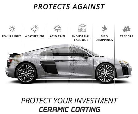 9H Nano Ceramic Coating Hydrophobic Anti Scratch Polish Cleaner