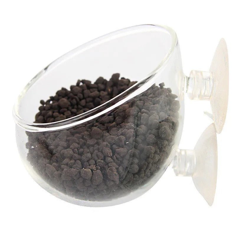 Aquatic Plant Nursery Pot With Suction Cup For Fish Tanks