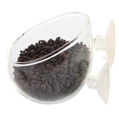 Aquatic Plant Nursery Pot With Suction Cup For Fish Tanks
