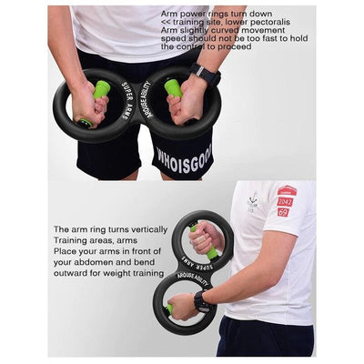 Arm Strength Exercise Tool 8 Shaped Hand Gripper Trainer 10-20kg