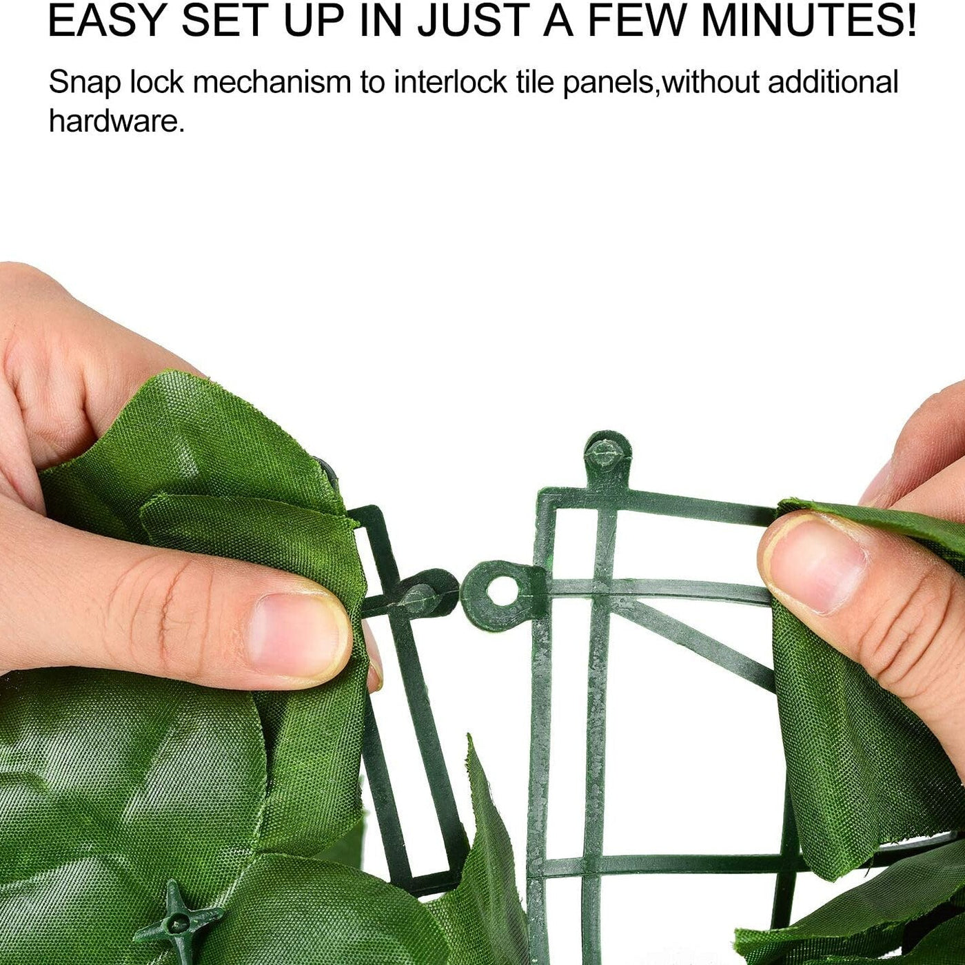 Artificial Privacy Leaf Fence Screen Greenery For Outdoor Garden Patio