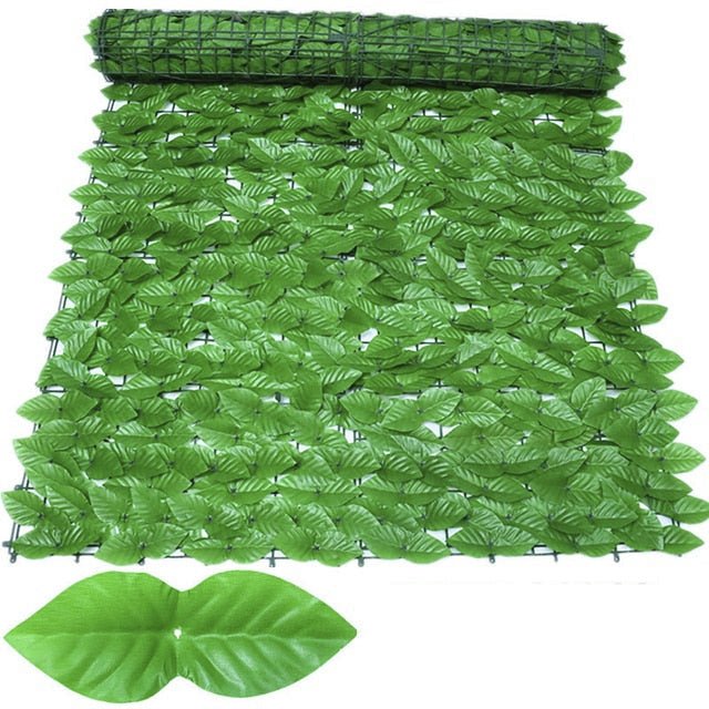 Artificial Privacy Leaf Fence Screen Greenery For Outdoor Garden Patio