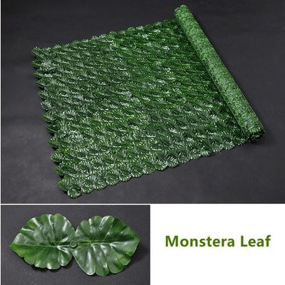 Artificial Privacy Leaf Fence Screen Greenery For Outdoor Garden Patio