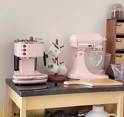Miniature Stand Mixer Metal 1:6 Scale Dollhouse Kitchen Blender