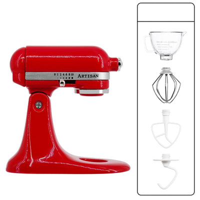 Miniature Stand Mixer Metal 1:6 Scale Dollhouse Kitchen Blender