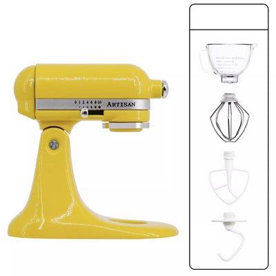 Miniature Stand Mixer Metal 1:6 Scale Dollhouse Kitchen Blender