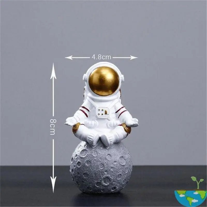 Astronaut Resin Decor Space Theme For Desk And Bedroom Display
