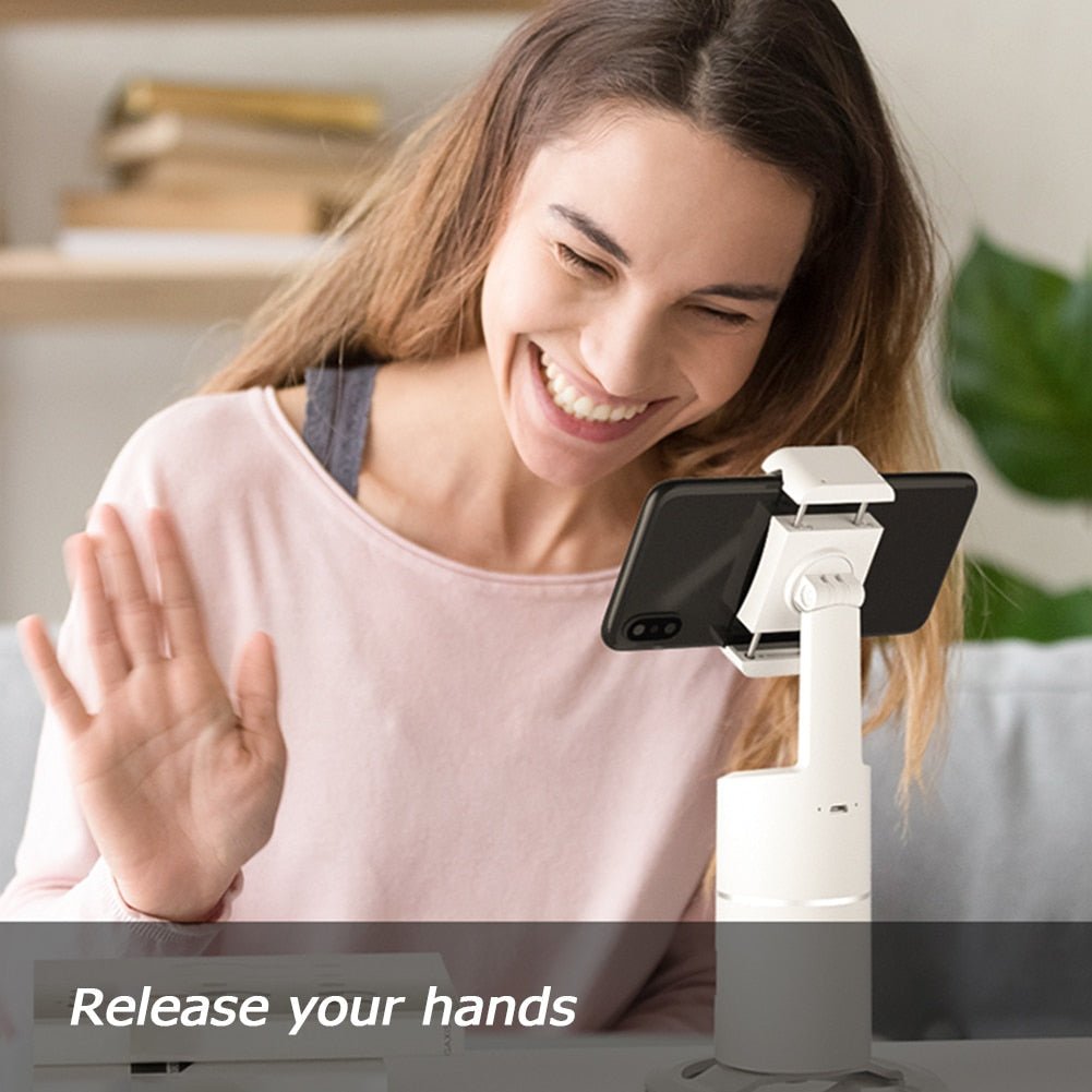 Auto-Tracking Phone Holder 360 Gimbal Stabilizer For Vlog TikTok Livestream