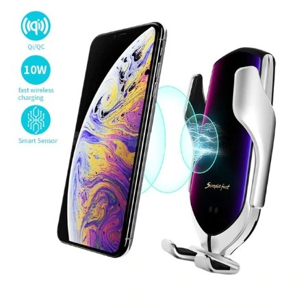 Automatic Clamping Wireless Car Charger Stand For Easy Charging