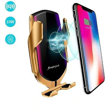 Automatic Clamping Wireless Car Charger Stand For Easy Charging