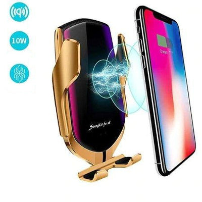 Automatic Clamping Wireless Car Charger Stand For Easy Charging