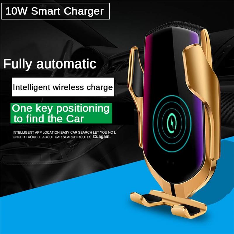 Automatic Clamping Wireless Car Charger Stand For Easy Charging