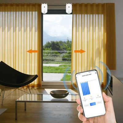 Automatic Curtain Opener Compatible With Alexa Google Home Devices