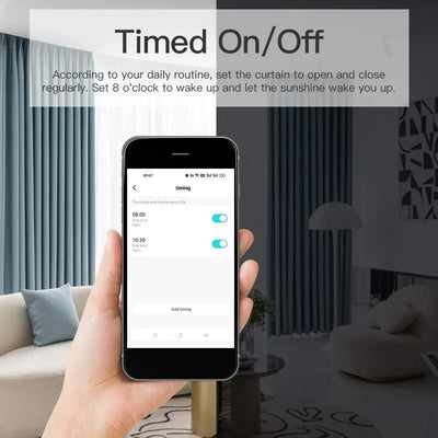 Automatic Curtain Opener Compatible With Alexa Google Home Devices