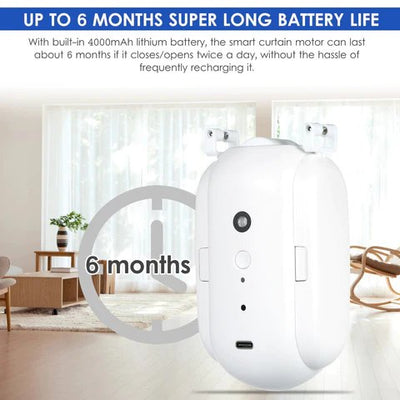 Automatic Curtain Opener Compatible With Alexa Google Home Devices