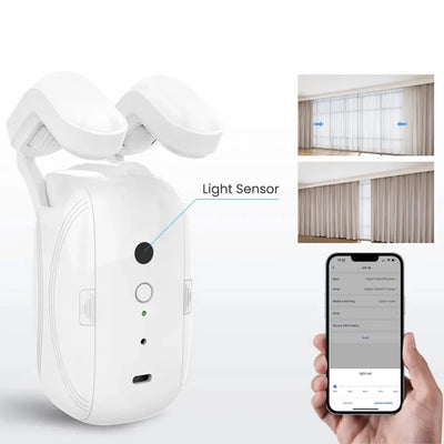 Automatic Curtain Opener Compatible With Alexa Google Home Devices