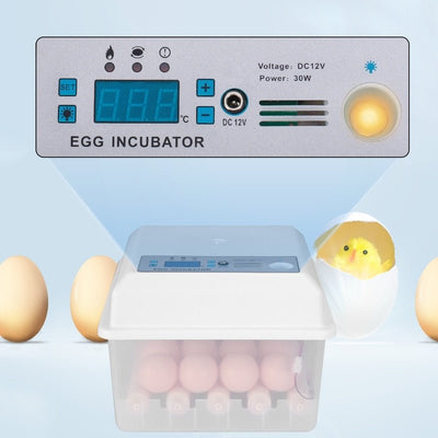Automatic Egg Incubator For Poultry Hatching 16 Eggs Capacity