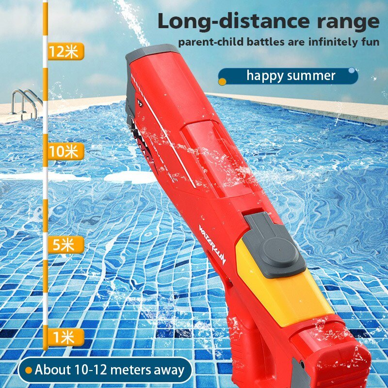 Automatic Electric Water Gun Shark Toy For Kids Splash Fun