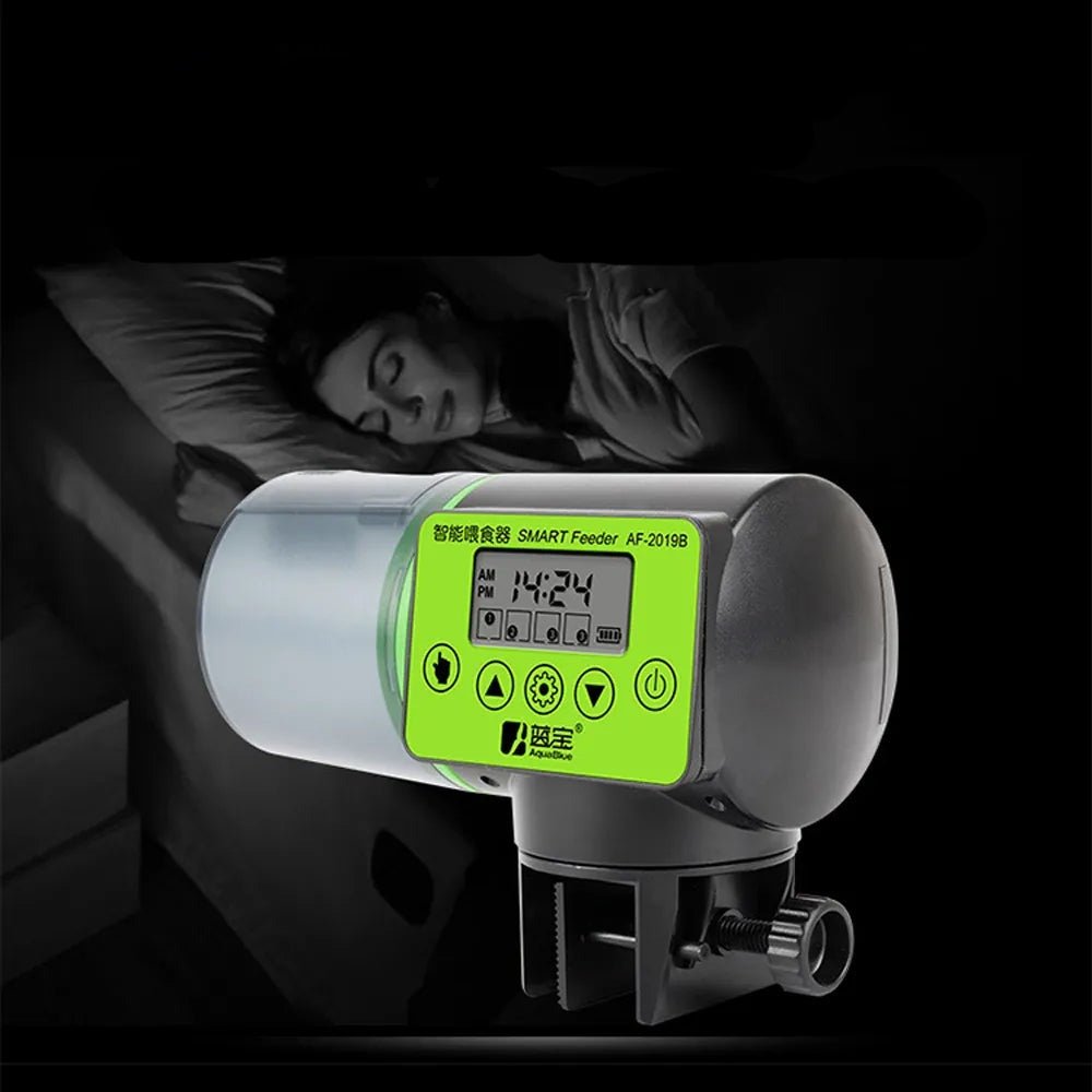 Automatic Fish Feeder With LCD Timer For Convenient Feeding