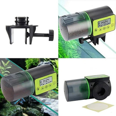 Automatic Fish Feeder With LCD Timer For Convenient Feeding